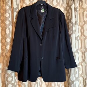 Maggie Barnes Elegant Black Blazer Size 30 0070